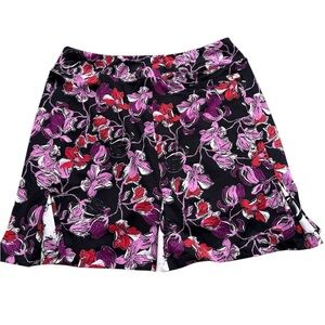Tail Purple Pink Floral Athletic Golf Skort Size Medium